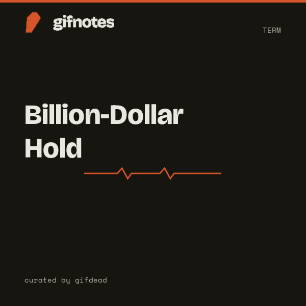Billion-Dollar Hold cover