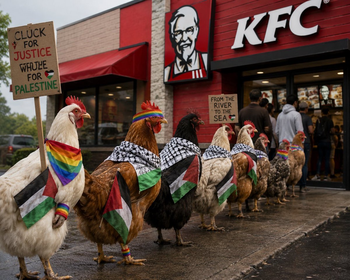 Chickens for KFC visual