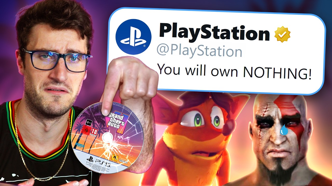 Zero-Resale Monopoly source episode thumbnail. The War Against Video Game Ownership (Ft. Playstation &amp; Sony) - YouTube